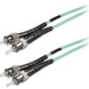 Transmedia Fibre optic MM OM4 Duplex Patch cable ST-ST 10m