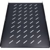 Extralink 1U 750mm Fixed shelf, 19", 752x472mm, for 1000mm depth cabinets, Black