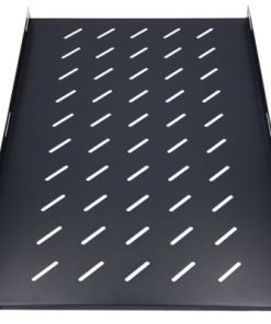 Extralink 1U 750mm Fixed shelf, 19", 752x472mm, for 1000mm depth cabinets, Black