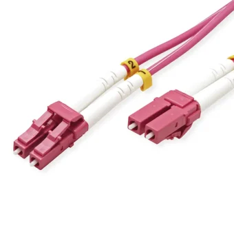 Roline VALUE optički kabel 50/125µm LC/LC Duplex, OM4, 2.0m, ljubičasti