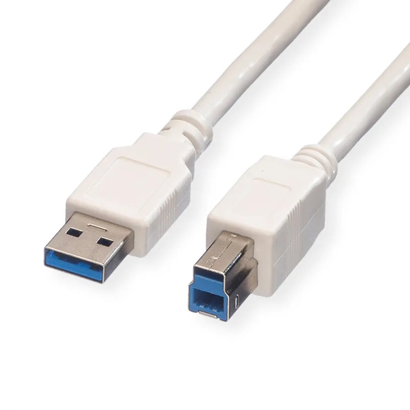 Roline VALUE USB3.0 kabel TIP A-B M/M, 3.0m, bijeli