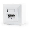 Gembird CAT6 STP 2-port wall mount face plate