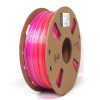 Gembird Filament, PLA Silk Rainbow, red purple, 1.75 mm, 1 kg