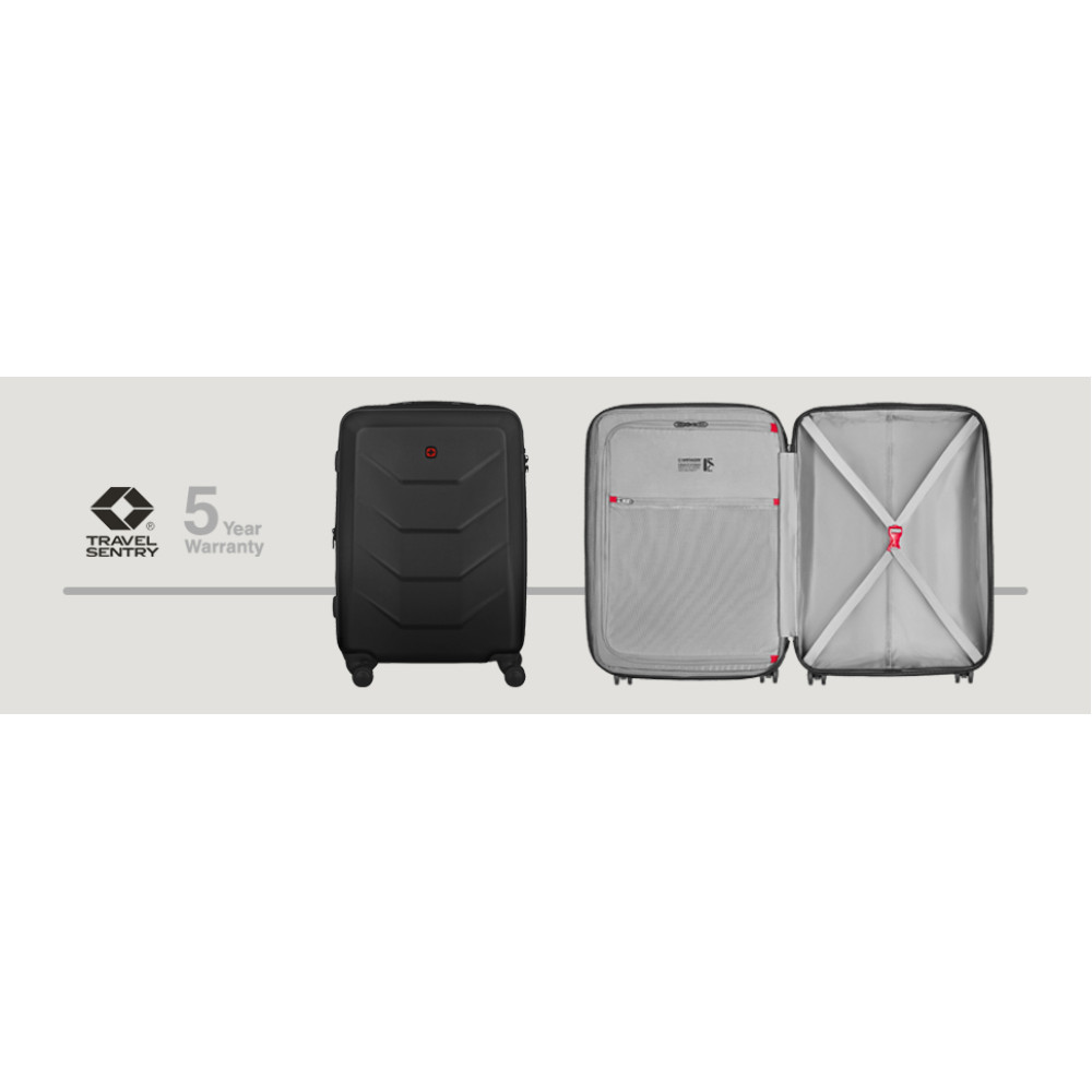 Wenger kofer Prymo Medium, 59/67 L, 65×45×26cm, crni