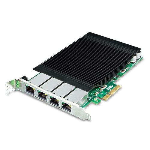 Planet 4-Port RJ45 GbE 802.3at PoE PCIe (120W PoE budget)