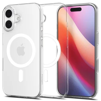Spigen Liquid Crystal MagSafe, clear white - iPhone 17 (ACS10397)