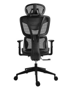 Bit Force COZY LM-2D uredska stolica, PU koža, 2D naslon za ruke, nosivost 140kg, crno/siva