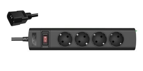 APC Power Strip IEC C14 TO 4 Outlet Schuko (CEE 7 3)