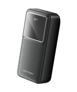 Vention 30000mAh Power Bank (Micro-USB USB-C USB-A USB-A) 22.5W Black LED Display Type
