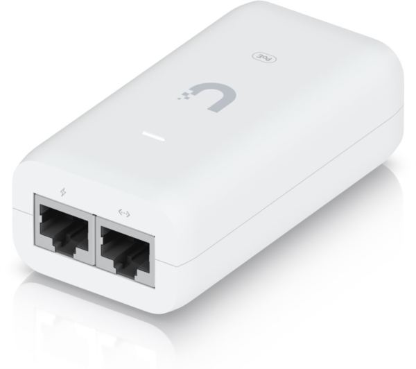 Ubiquiti U-POE (U-POE-af) Gigabit PoE Injector, 48V, 15.4W