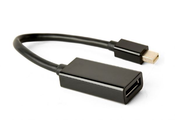 Gembird 4K Mini DisplayPort to DisplayPort adapter, black