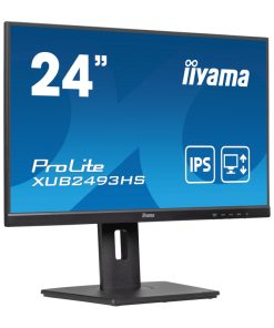 IIYAMA 24" XUB2493HS-B6 FHD (1920×1080) IPS, Pivot, 100Hz, 16:9, 0.5ms, 250 cd/m2, 1300:1, HDMI/DP, zvučnici, crni