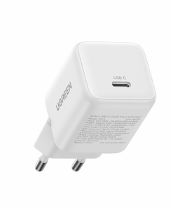 UGREEN zidni punjač 30W, USB-C, GaN, bijeli + USB-C kabel, 1m