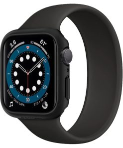 Spigen Thin Fit, zaštitna maska za Apple pametni sat, crna - Apple Watch SE 2022/6/SE/5/4 (44mm)