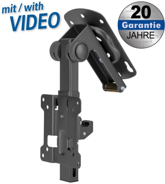 Transmedia Folding Suspension Bracket for Flat Screens 13" - 27"