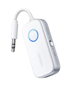 UGREEN Bežični Audio transmiter i receiver, BT 5.4, 3.5 mm, bijeli
