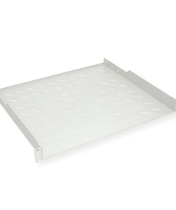 Roline 19" 1U fiksna polica, D=400mm, nosivost 15kg, siva