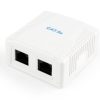 Gembird CAT5E UTP 2-port surface mount box