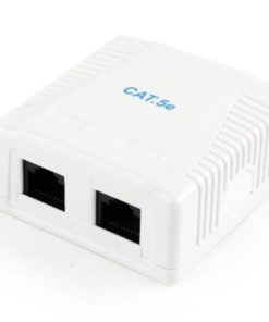 Gembird CAT5E UTP 2-port surface mount box