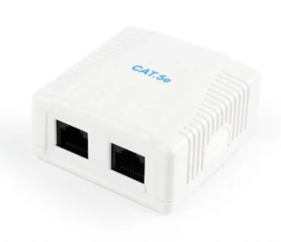 Gembird CAT5E UTP 2-port surface mount box
