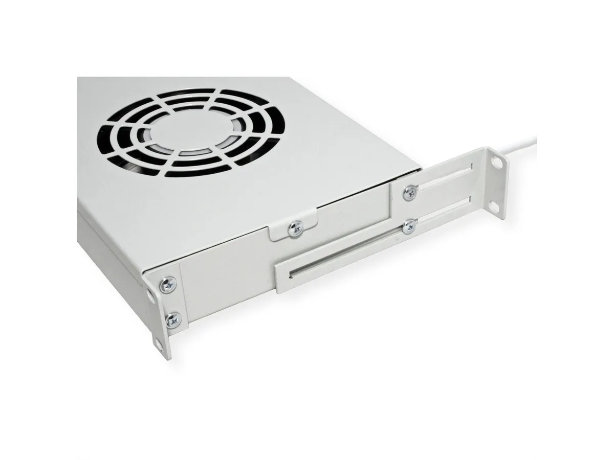 Roline 19" ventilacijski modul s 2 ventilatora i termostatom, sivi