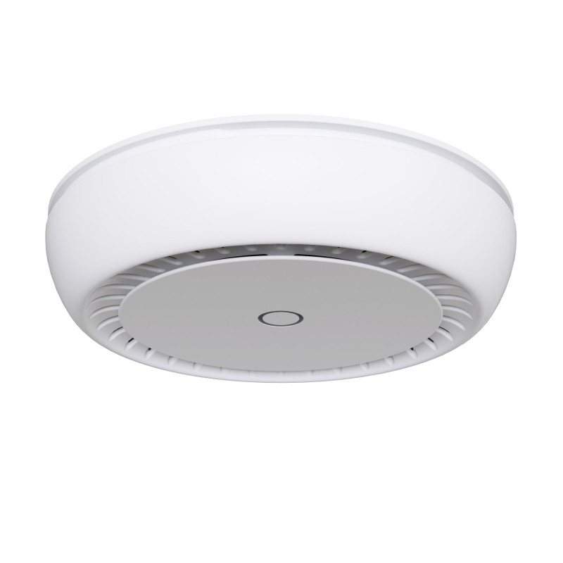 Mikrotik cAP XL ac, 710 MHz CPU, 128MB RAM, 2×GLAN (1×PoE-out), 2.4Ghz/5GHz 802.11b/g/n/an/ac, zidna/stropna montaža, RouterOS L4, PSU, PoE injector