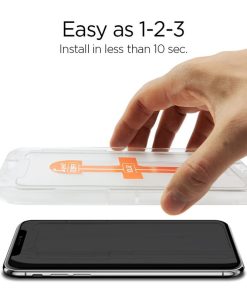 Spigen Glas.tR EZ Fit, zaštitno staklo za telefon - iPhone XR