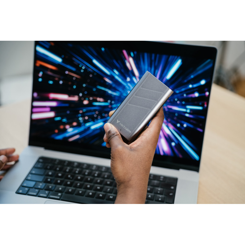 Verbatim TurboMetal 1TB SSD USB4 vanjski disk, R/W: 3700/3600 MB/s