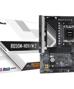 Asrock MB B650M-HDV/M.2, S.AM5, 2xDDR5/7200(OC), PCIe 4.0, 2.5 G-LAN, HDMI/DP, USB-C, mATX