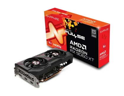 Sapphire Pulse Gaming Radeon RX 9060 XT 16GB GDDR6, PCIe 5.0x16, 2×HDMI/1×DP
