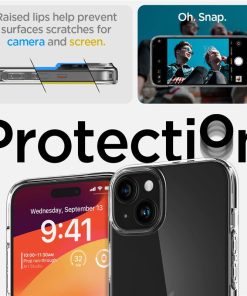 Spigen Liquid Crystal, zaštitna maska za telefon, prozirna - iPhone 15 Plus (ACS06647)