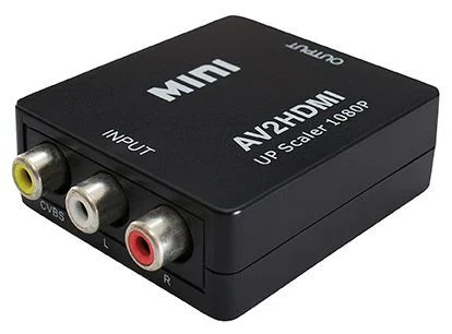 Transmedia AV to HDMI converter, with upscaler