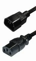 Transmedia IEC 60320 C14 plug-IEC 60320 C13 jack 2m