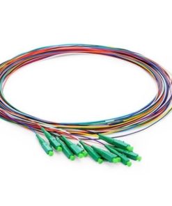 NFO Fiber optic pigtail LC APC, SM, G.657A2, 900um, 2m, LSZH, 12 pack