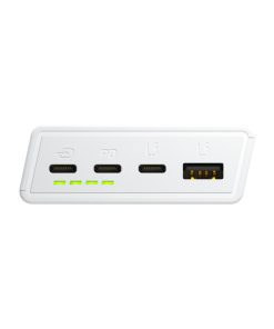 Green Cell GC PowerPlay 20S powerbank 20000mAh 22.5W PD USB C, 3x USB-C, USB-A, Fast Charging, bijeli
