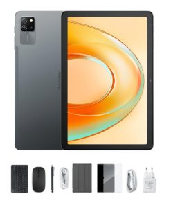 BLACKVIEW Tab 60 PRO 8/128 GB LTE, 10.1" HD (800x1280) IPS, 5MP/8MP, WiFi, DokeOS_P 4.0 + preklopna torbica, 3.5mm slušalice, bežična tipkovnica, bežičan miš, stylus olovka, s adapterom, sivi