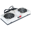 Roline 19" krovni ventilacijski modul s 2 ventilatora i termostatom, sivi