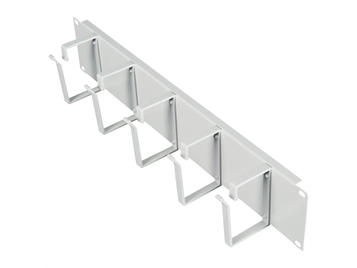 Roline 19" 2U organizator kablova, 5 nosača, sivi