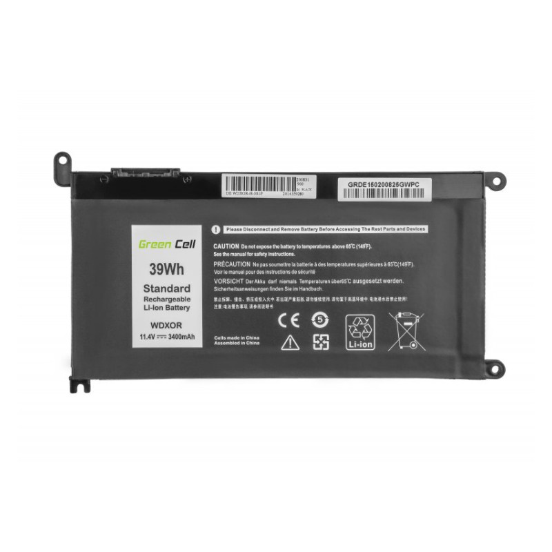 Green Cell (DE150) 3400 mAh,11.4V baterija za Dell Inspiron 13 5368 5378 5379 14 5482 15 5565 5567 5568 5570 5578 5579 7560 7570 17 5770