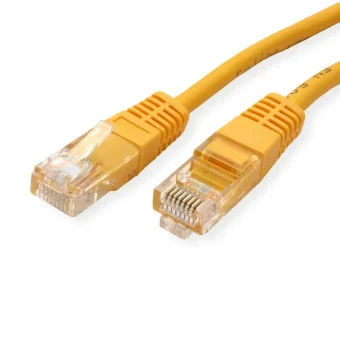 Roline UTP mrežni kabel Cat.5e, 0.5m, žuti