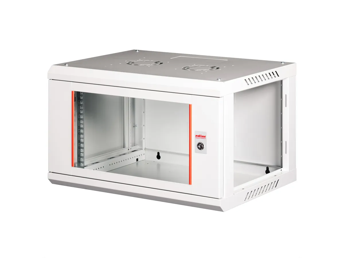 Roline 19" 6U 600×450×379 Basic Plus zidni ormar, sivi