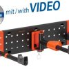 Transmedia Bike wall mount vertical horizontal, Tire width up to 45 mm, load up to 30 kg