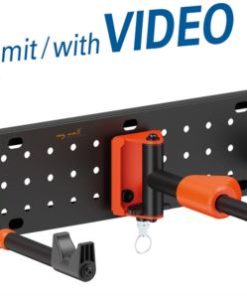 Transmedia Bike wall mount vertical horizontal, Tire width up to 45 mm, load up to 30 kg