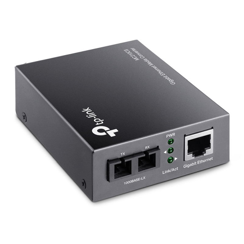 TP-Link Gigabit optički pretvarač 1000M RJ45 u 1000M single-mode SC, Full-duplex, do 20Km