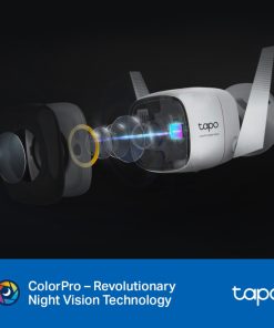 TP-Link Tapo C325WB ColorPro kamera 2K QHD 4MP, H.264, Color-Pro Night Vision, microSD, 2×Spotlights, dvosmjerni audio, detekcija pokreta, vodootporna IP66, Wi-Fi, Tapo app