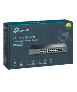 TP-Link 24-port Gigabit preklopnik (Switch), 24×10/100/1000M RJ45 ports, 13" Desktop/Rack, metalno kućište
