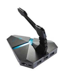 SureFire Axis igraći HUB - držač za miš, 3×USB 3.2 Gen1, 1×MicroSD, RGB LED