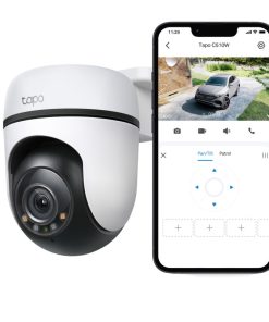 TP-Link Tapo C510W kamera 2K 3MP, H.264, 360°/130° Pan/Tilt, Full-Color Night Vision, microSD, dvosmjerni audio, detekcija pokreta, vodootporna IP65, Wi-Fi, Tapo app