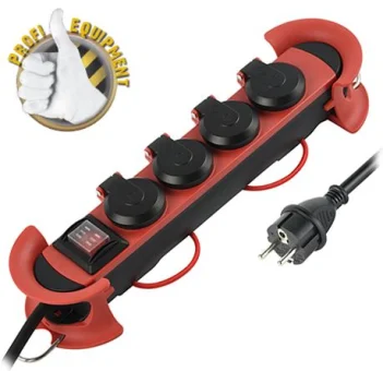 Transmedia 4-way power strip, 5m, outdoor