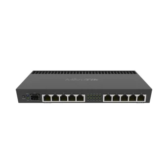 Mikrotik RouterBOARD 4011iGS+RM, A15 CPU (4-cores), 1GB RAM, 10×GLAN, 1xSFP+, RouterOS L5, desktop kućište, rackmount, PSU